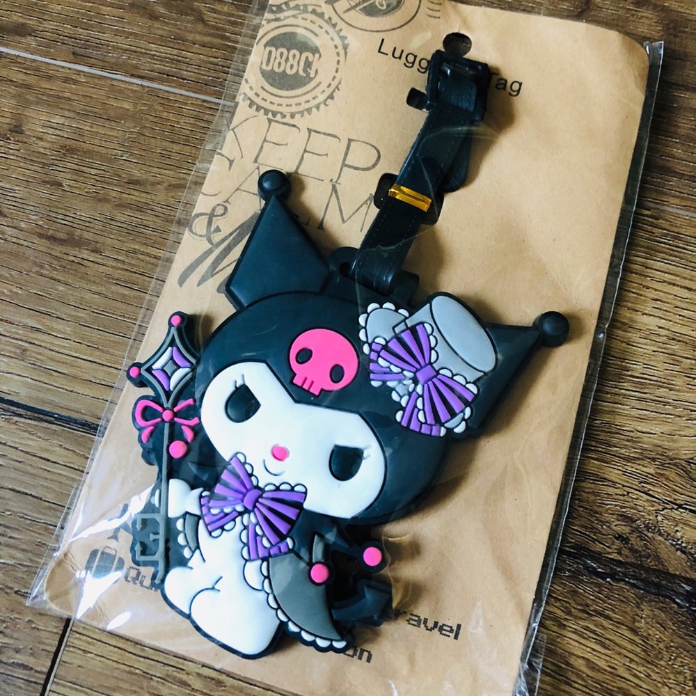 KUROMI (SANRIO) NWOT Luggage Tag